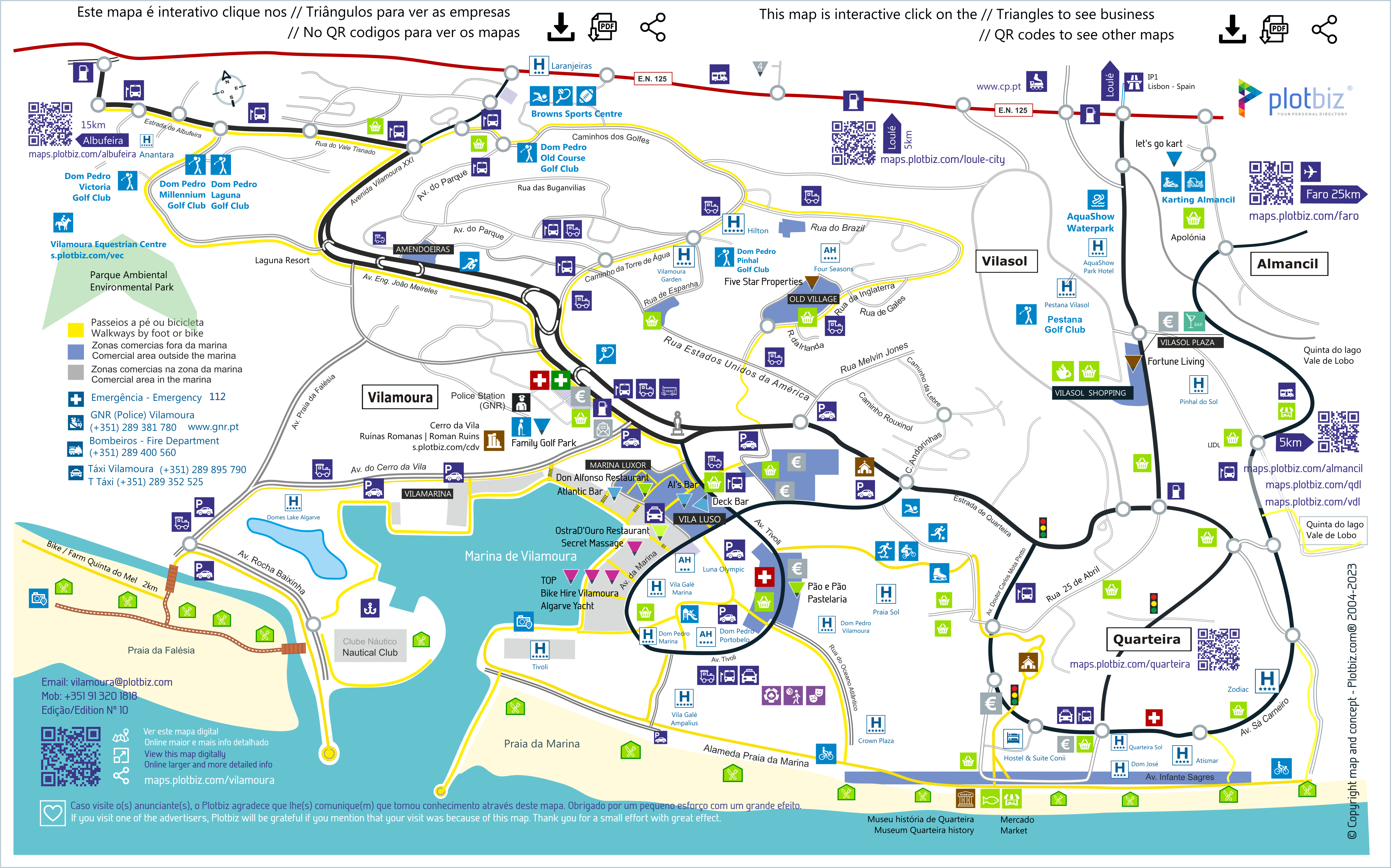 Vilamoura Map